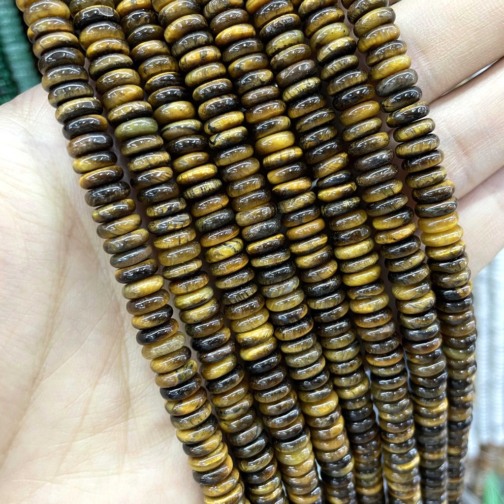 DIY Imitation Loose Spacer Beads  Chuỗi Hạt Đá Thạch Anh  2*6.5mm Dùng Làm Đồ Trang Sức Thủ Công