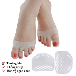 SET 2 Miếng Lót Silicon Bảo Vệ  CHÂN Chống Chai, Giảm Đau Các Ngón Chân Khi Mang Gày, DÉP