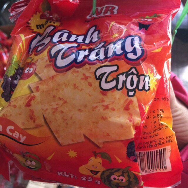 Bánh tráng trộn 11 gói y hình
