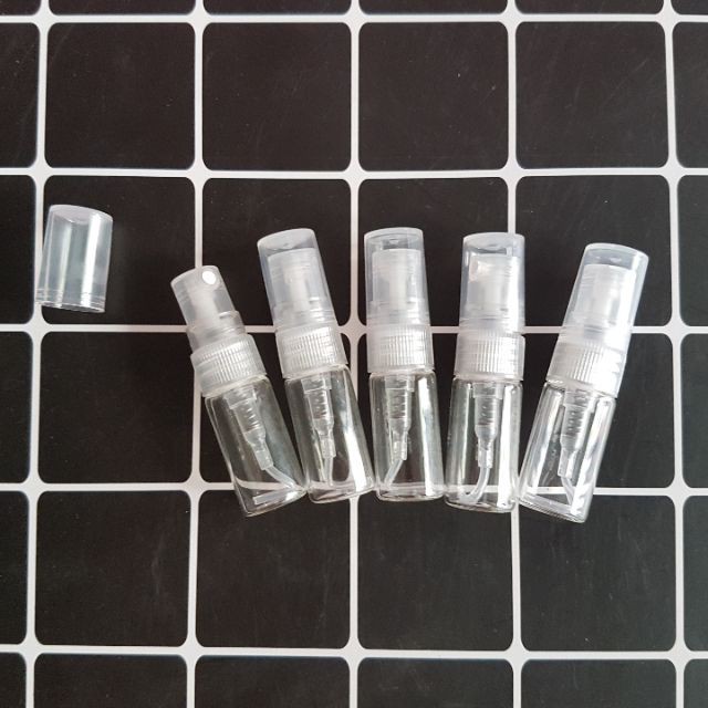 Chai test 2ml dạng xịt - Chai test mini 2ml thủy tinh chiết mẫu thử