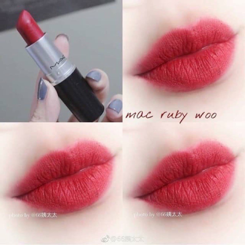 Son MAC Ruby Woo 707 màu đỏ cổ điển- retro matte