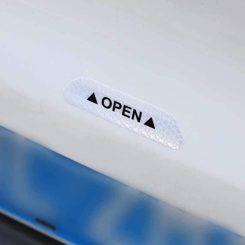 Bộ 4 Miếng Dán Phản Quang Cảnh Báo An Toàn Cho Cửa Xe Hơi | BigBuy360 - bigbuy360.vn