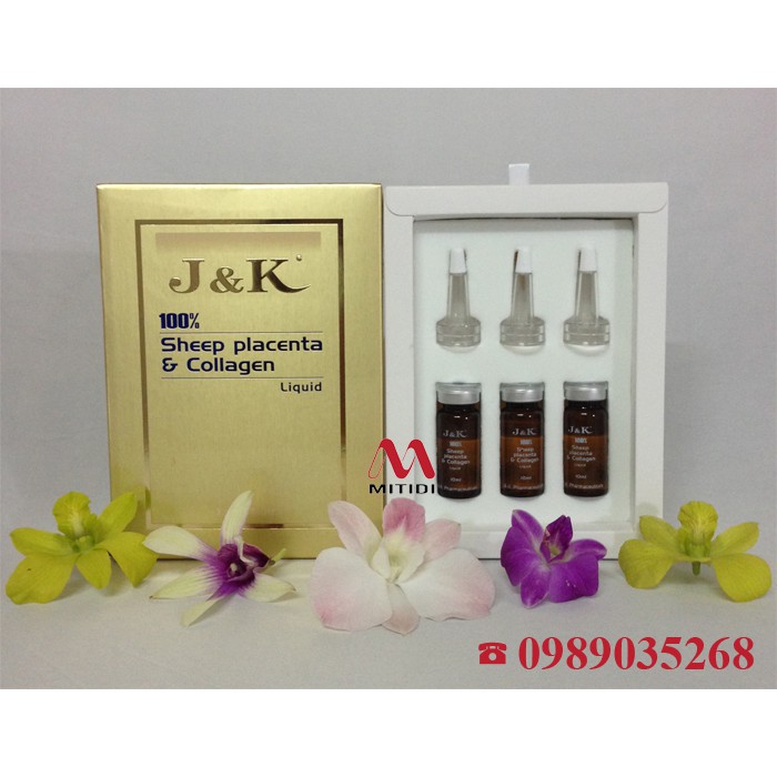 Tinh chất tế bào gốc nhau thai cừu Placenta & Collagen J&K của Úc