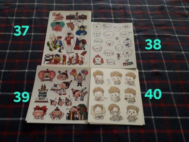 Sticker thang viên Baekhyun EXO siêu dễ thương
