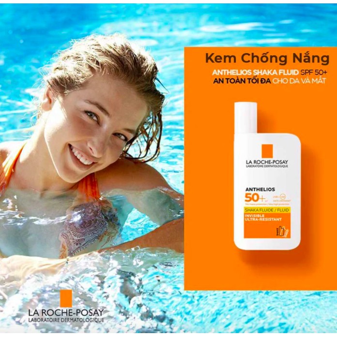Kem Chống Nắng Dạng Sữa Lỏng Không Nhờn Rít La Roche-Posay Anthelios Invisible Fluid SPF50+ 50ml | BigBuy360 - bigbuy360.vn