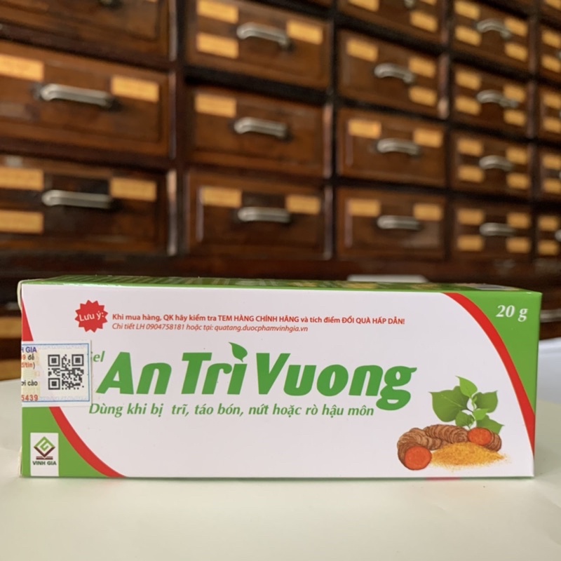 Gel An Trĩ Vương - Dùng khi bị trĩ, táo bón, nứt hoặc rò hậu môn