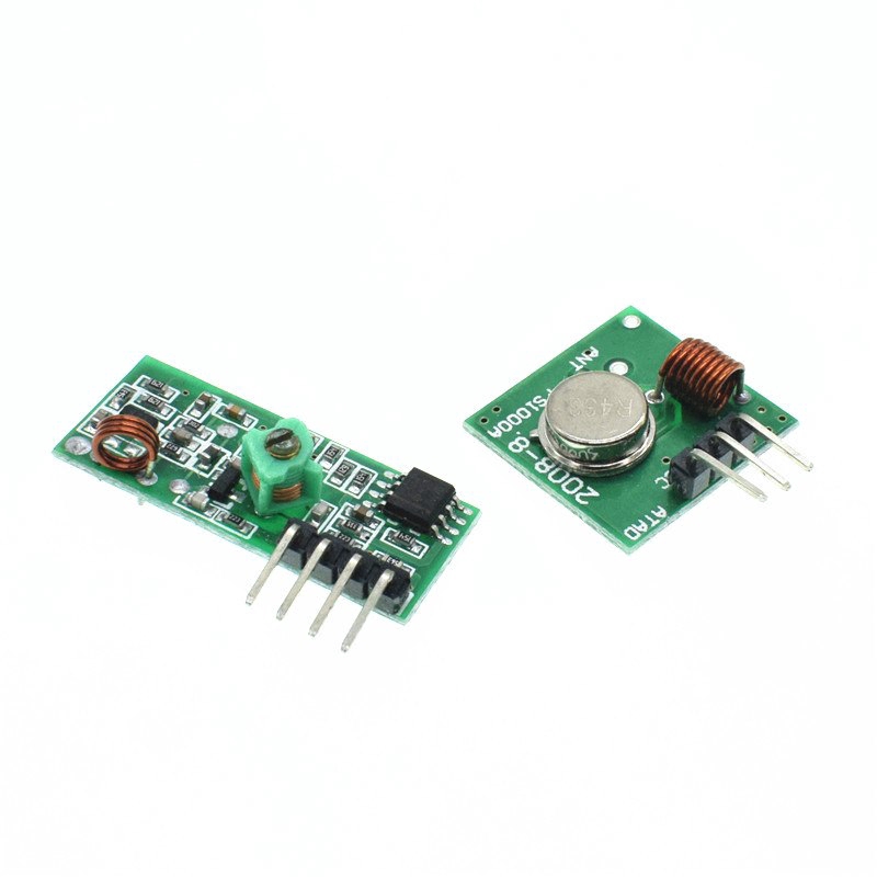 Set mô-đun thu phát tín hiệu không dây 315Mhz 433Mhz RF cho Arduino tự làm