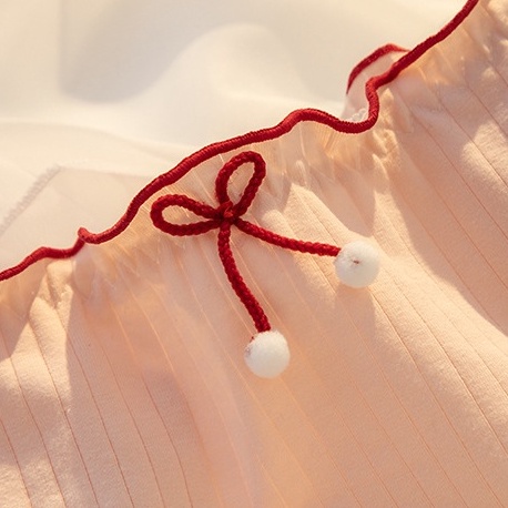 Quần lót nữ cotton cao cấp, đính nơ xinh xắn, đáy may kháng khuẩn HLBOUTIQUE L399