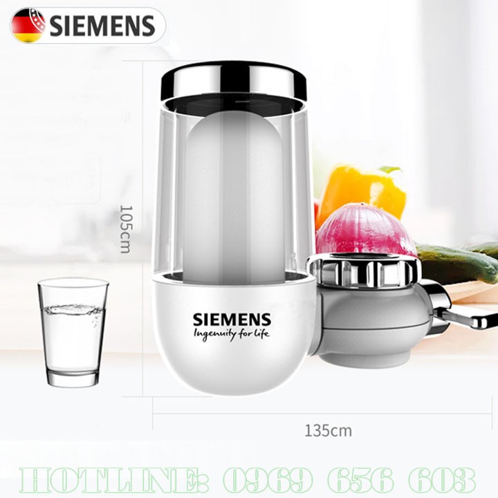 Đầu Lọc Nước Tại Vòi Máy lọc nước tại vòi SIEMENS Máy lọc nước đầu vòi công nghệ ĐỨC - SLC.VN