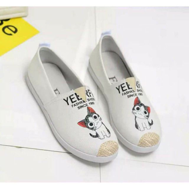 Giầy lười nữ hình mèo cao cấp | BigBuy360 - bigbuy360.vn