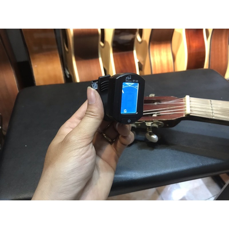 Bộ chỉnh dây đàn Guitar Ukulele Violon Tuner ET33