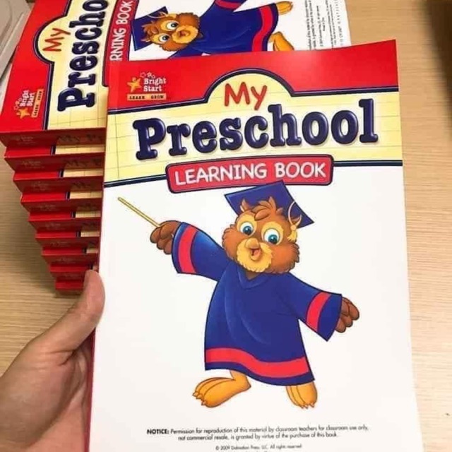 My preschool learning book