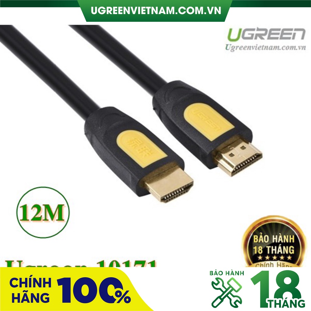 Cáp HDMI 12M chính hãng Ugreen 10171 cao cấp