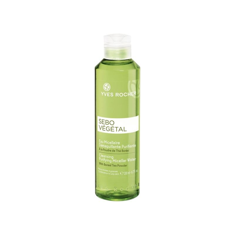 Nước tẩy trang cho da hỗn hợp đến da dầu Yves Rocher Cleansing PURIFYING MICELLAR WATER 200ML