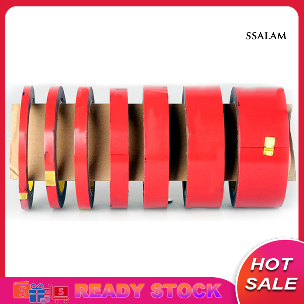 1 Cuộn Băng Keo Hai Mặt Bằng Acrylic Siêu Dính Dùng Trang Trí Nhà Cửa / Xe Hơi