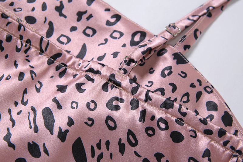 Jennie Vintage Sexy Leopard Pink Slip Dress | BigBuy360 - bigbuy360.vn