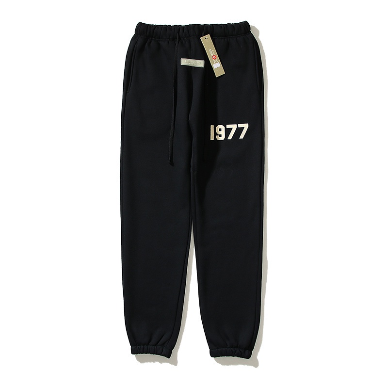 Hàng Bán Chạy Quần Jogger Cotton Lưng Thun Unisex SSENTIALS 1977Flocked