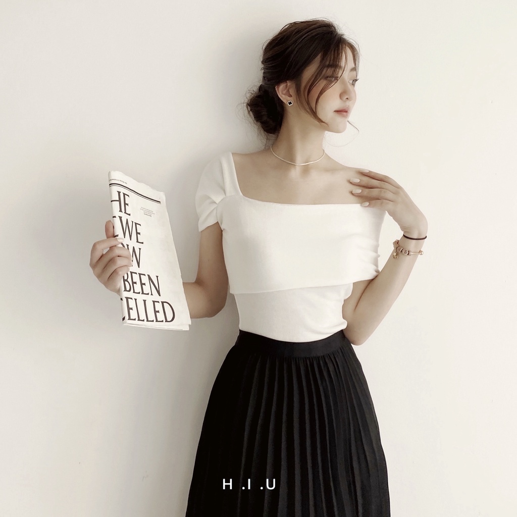 Áo len Unie Top H.I.U ROOM chất len Hàn mịn, dày dặn. HIU desgin 2021 | BigBuy360 - bigbuy360.vn