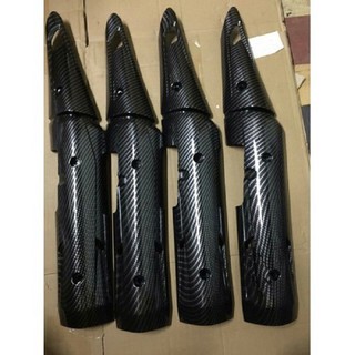 Bộ ốp pô cacbon exciter 150 - vindecal bd