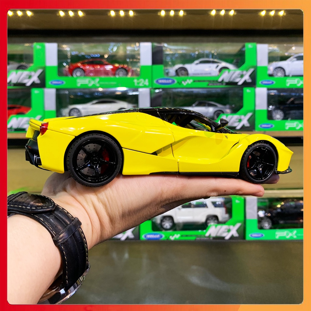 Mô hình xe Ferrari Laferrari tỉ lệ 1:22 hãng Double Horses