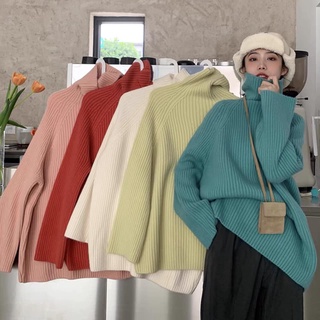 Áo len cao cổ mền mịn Quảng Châu