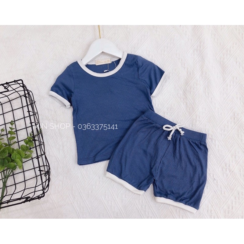 Bộ cotton vải mát cho bé 8-20kg hàng đẹp (chọn màu)