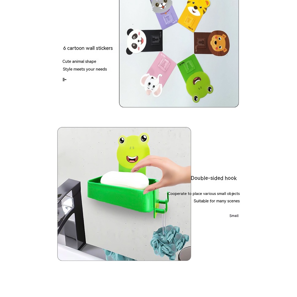 Khay Đựng Xà Phòng Gắn Tường Thiết Kế Dễ Thương Tiện Dụng Cho Nhà Tắm