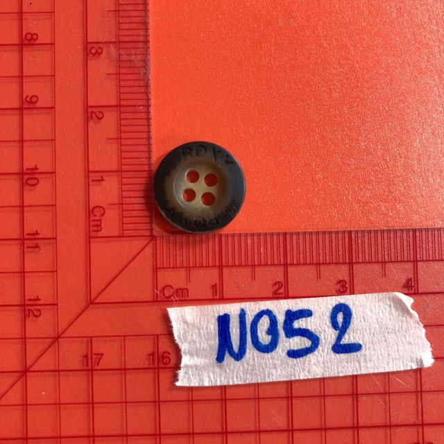 Combo 10 nút áo vân nâu size nhỏ N049-N052