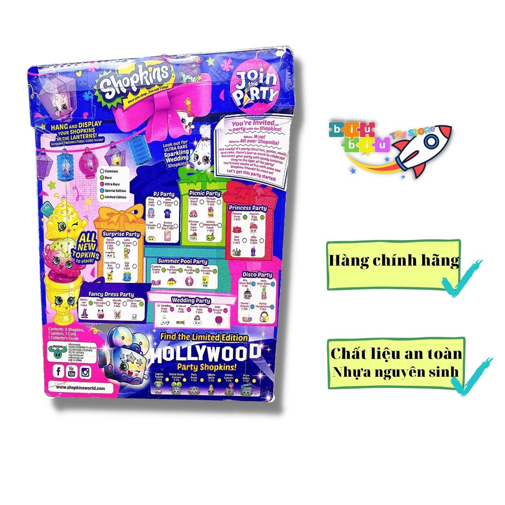 Bộ đồ chơi Shopkins Season 7 siêu đáng yêu dành cho bé - Hàng chính hãng