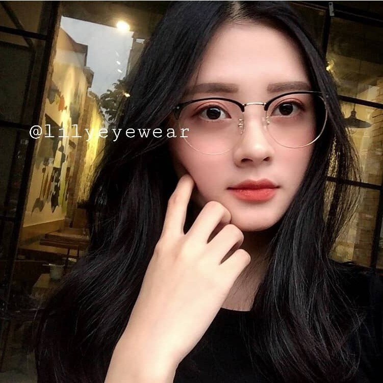 Gọng Kính Cận Tròn Thời Trang Nữ 231 Gọng Kính Mắt Lily | BigBuy360 - bigbuy360.vn