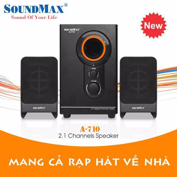 Loa SoundMax - Loa vi tính 2.1 SoundMax A710 âm thanh tuyệt vời - Triệu Gia phân phối