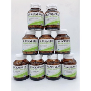 Viên uống bổ sung vitamin nhóm b 𝐛𝐥𝐚𝐜𝐤𝐦𝐨𝐫𝐞𝐬 mega b complex 75v
