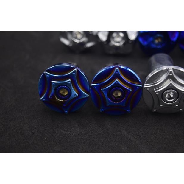 Gù tay lái ngôi sao CNC INOX titan