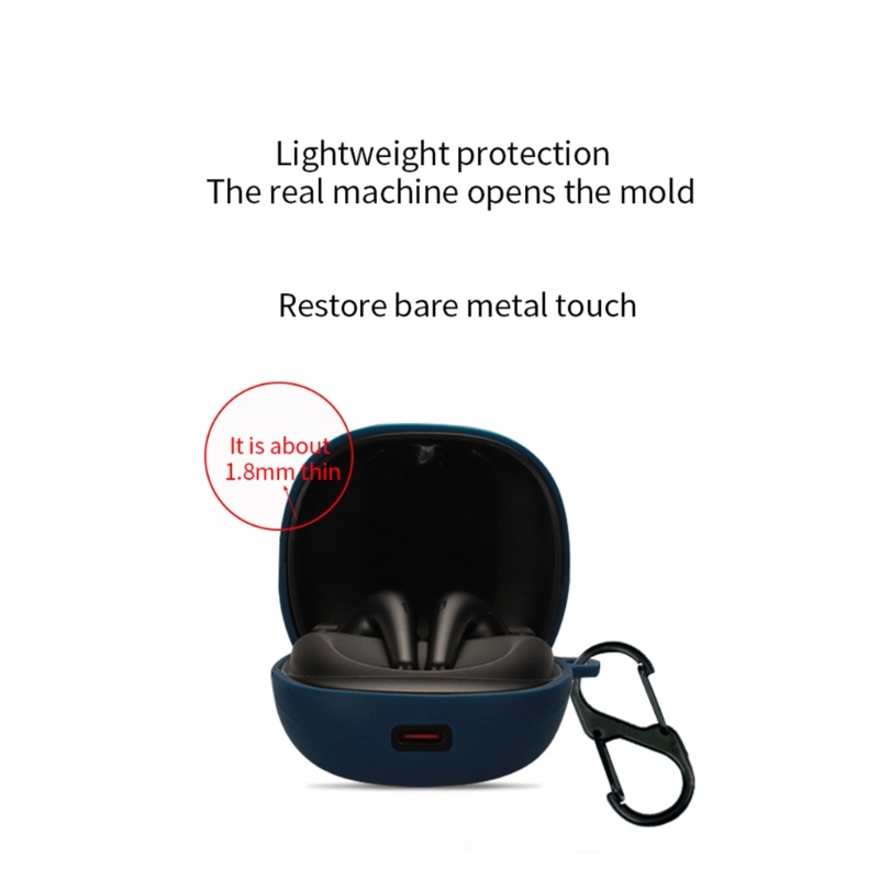 Vỏ Bảo Vệ Hộp Sạc Tai Nghe Chống Sốc Chống Bụi Cho 1MORE AERO