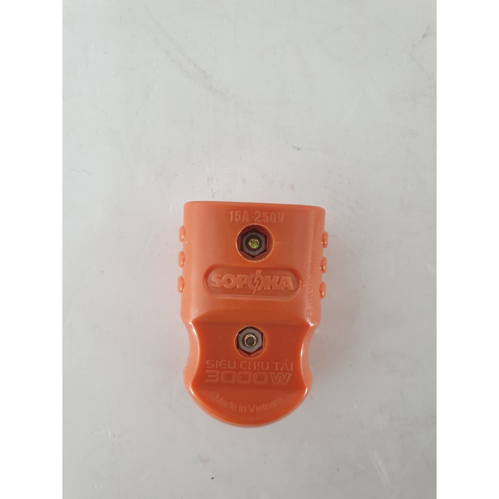 Phích cắm âm-dương, đực cái siêu chịu tải 2500W SOPAKA - Điện gia dụng Hoàng Kim