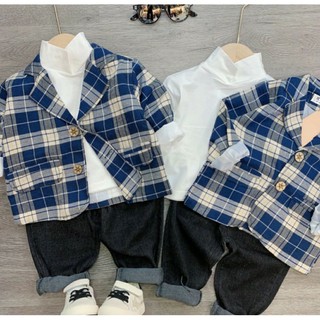Bộ vest bé trai cực đẹp💥qwer