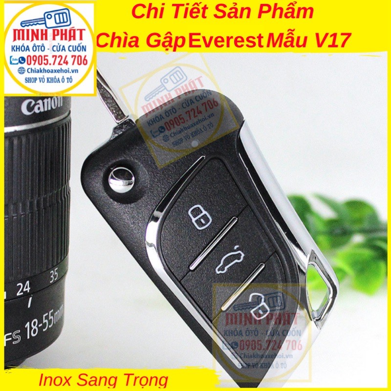 Chìa Khoá Remote Gập Xe Ford Everest