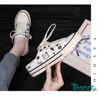Giày Sneaker đạp gót Nhóc Bò Sữa