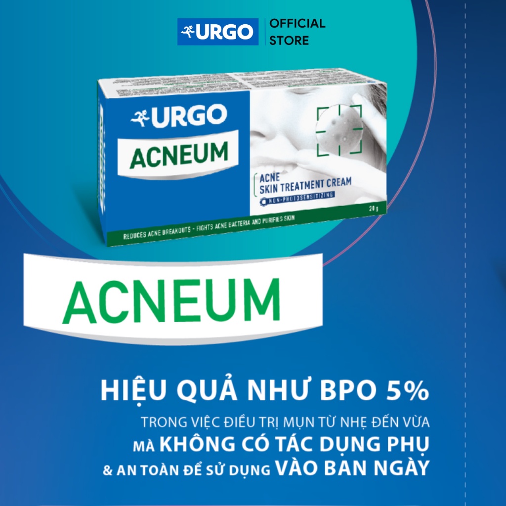 Kem giảm mụn Urgo Acneum