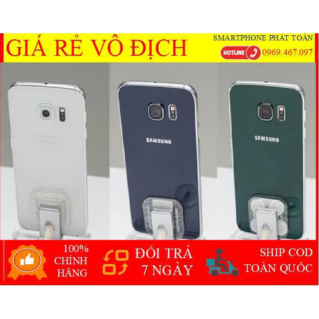 Điện thoại Samsung Galaxy S6 EDGE 32Gb "XANH LỤC BẢO" cực đẹp, mới chính hãng - Hàng về có hạn, GIÁ RẺ NHẤT