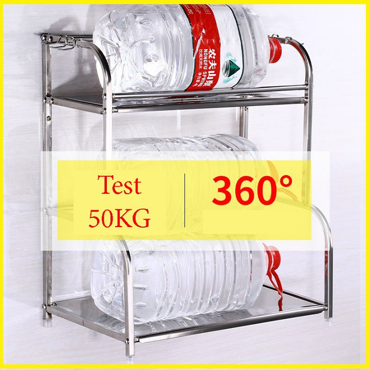 Giá để gia vị inox 2 tầng 30x22x45