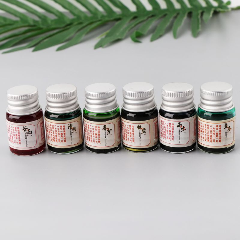 Lọ Mực 5ml Nhiều Màu Sắc Chuyên Dùng Để Viết Thư Pháp