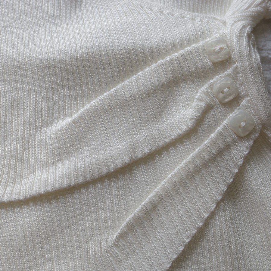 Áo len nữ dài tay body dáng ôm cổ tim hàng Quảng Châu đẹp | BigBuy360 - bigbuy360.vn