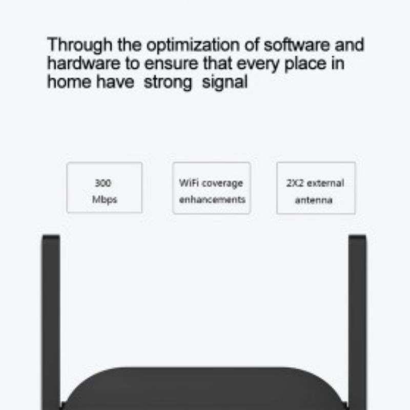 Thiết bị mở rộng Xiaomi Pro WiFi 2 Range 300Mbps - màu đen | BigBuy360 - bigbuy360.vn