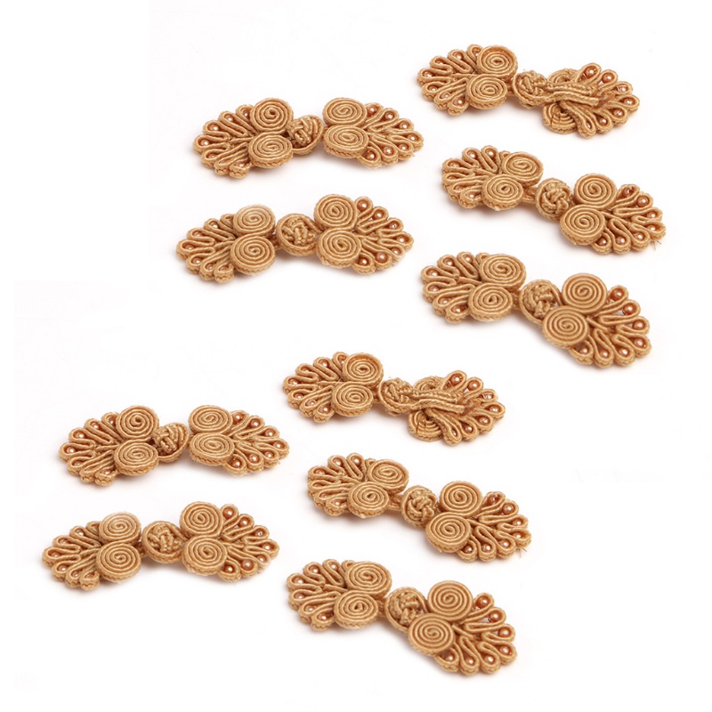 ✿ Set 10 Cặp Nút Thắt Phong Cách Trung Hoa Cho Áo Khoác Sườn Xám Se