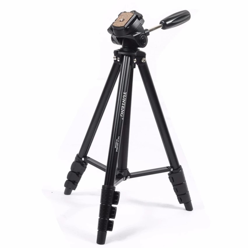 Tripod máy ảnh, Chân máy ảnh Yunteng VCT-681 - Fullbox - New 100% - Chịu tải: 3kg - Chiều dài tối đa: 148cm