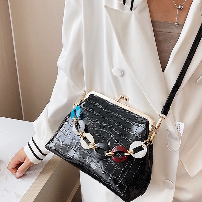 Túi Xách Đeo Vai Họa Tiết Vân Đá Thời Trang Dành Cho Nữ