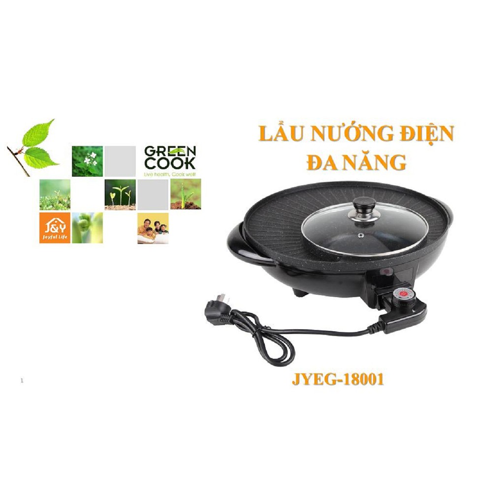 Nồi Lẩu Nướng Điện Đa Năng JYEG-18001