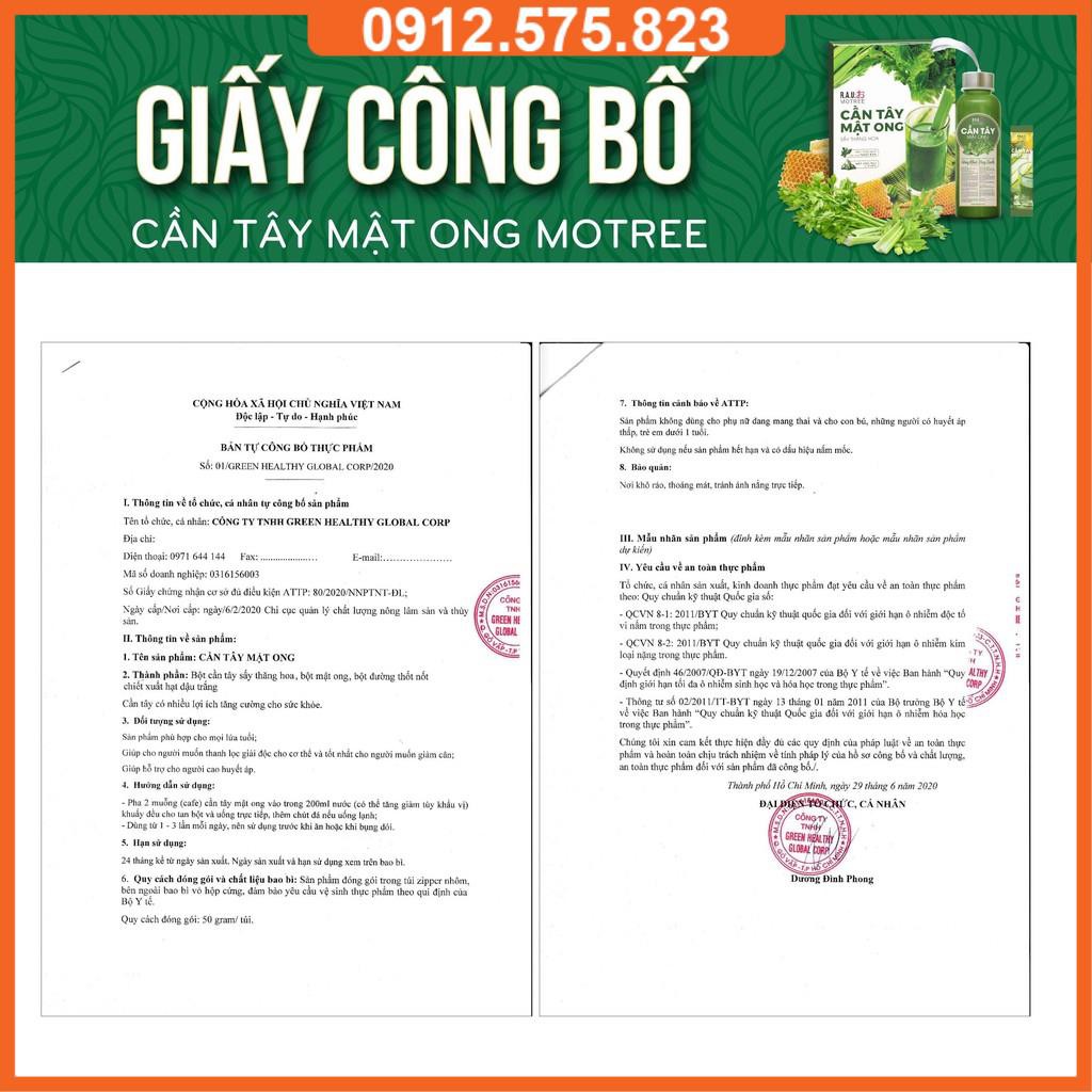 [TẶNG BÌNH] Cần tây mật ong, Bột cần tây mật ong Motree, hộp 14 gói giúp giảm cân, dáng đẹp, thanh lọc cơ thể | BigBuy360 - bigbuy360.vn