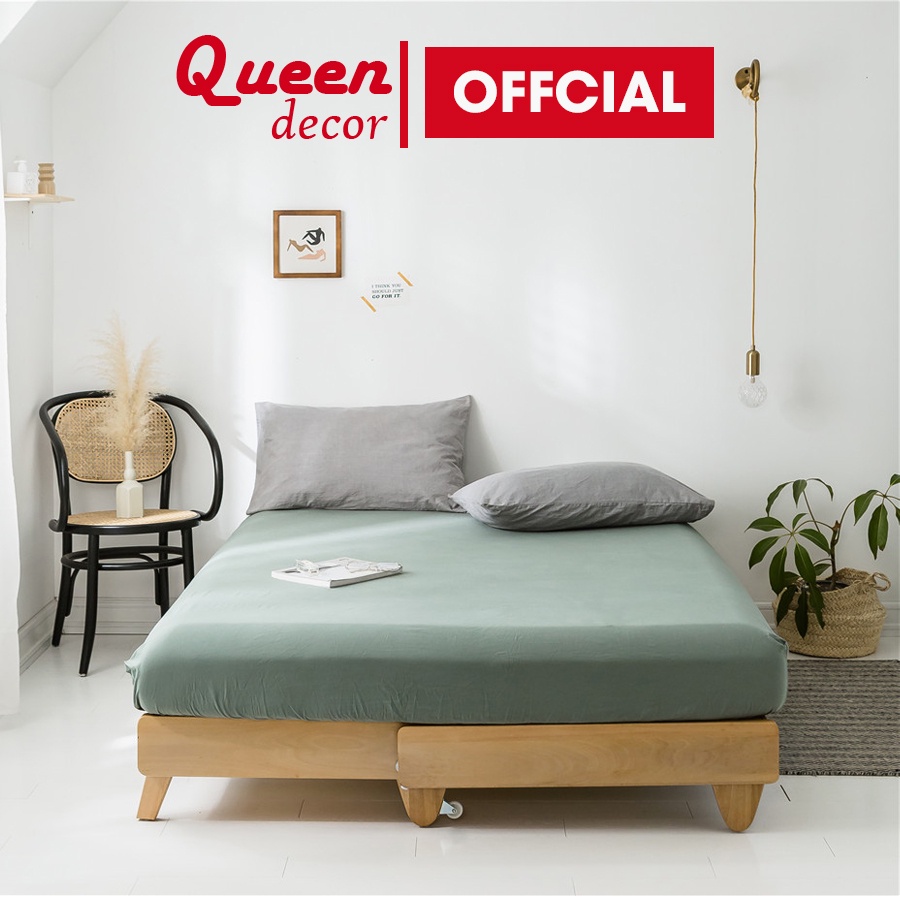 Ga Giường Drap Giường Cotton Tici (Không Kèm Vỏ Gối Nằm) Một Màu Trơn - Ga Trải Nệm Bốn Mùa Không bai xù | BigBuy360 - bigbuy360.vn